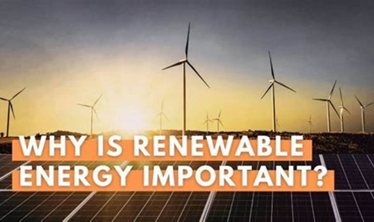 Importance Why Renewable Energy Sources Matter Future