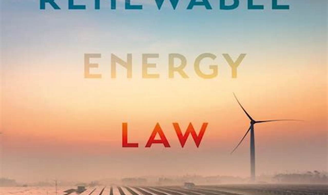 The Latest In Renewable Energy Law Policy