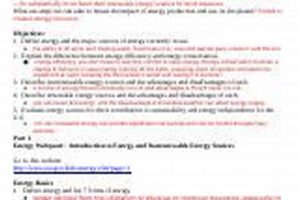 Energy Webquest: Renewable & Nonrenewable Answer Key Renewable Energy Solutions for a Sustainable Future | Clean & Green Power Energy Webquest: Renewable & Nonrenewable Answer Key | Renewable Energy Solutions for a Sustainable Future | Clean & Green Power