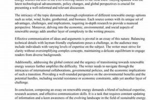 Renewable Energy Essay Renewable Energy Solutions for a Sustainable Future | Clean & Green Power Renewable Energy Essay | Renewable Energy Solutions for a Sustainable Future | Clean & Green Power