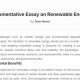 The Case for Renewable Energy: A Persuasive Essay | Renewable Energy Solutions for a Sustainable Future | Clean & Green Power