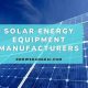 Renewable Energy Equipment Manufacturers | Renewable Energy Solutions for a Sustainable Future | Clean & Green Power