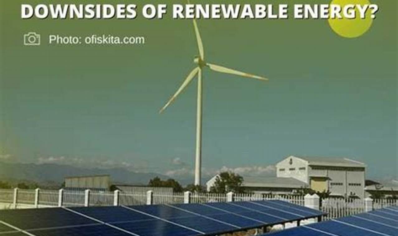 Exploring the Drawbacks of Renewable Energy Today | Renewable Energy Solutions for a Sustainable Future | Clean & Green Power