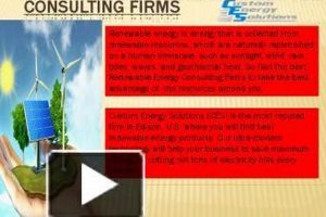 Top 10 Renewable Energy Consulting Firms 2024 | Renewable Energy Solutions for a Sustainable Future | Clean & Green Power