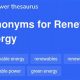 Beyond Renewable Energy: Alternative Power Synonyms | Renewable Energy Solutions for a Sustainable Future | Clean & Green Power