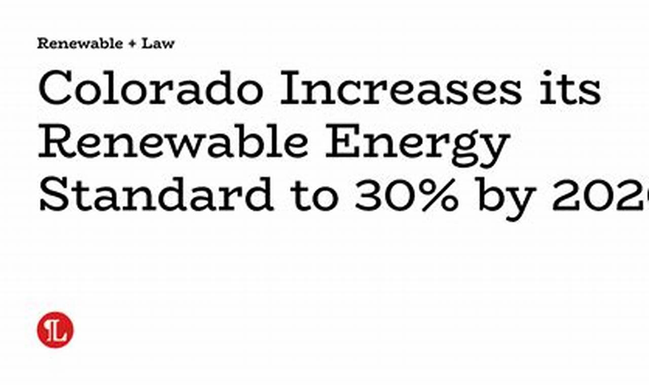 Colorado's Renewable Energy Standard (RES) Explained | Renewable Energy Solutions for a Sustainable Future | Clean & Green Power