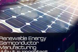 Advanced Renewable Energy Semiconductor Manufacturing Techniques | Renewable Energy Solutions for a Sustainable Future | Clean & Green Power