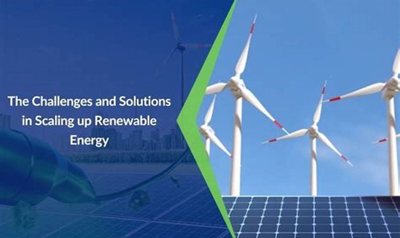 Challenges With Renewable Energy | Renewable Energy Solutions for a Sustainable Future | Clean & Green Power